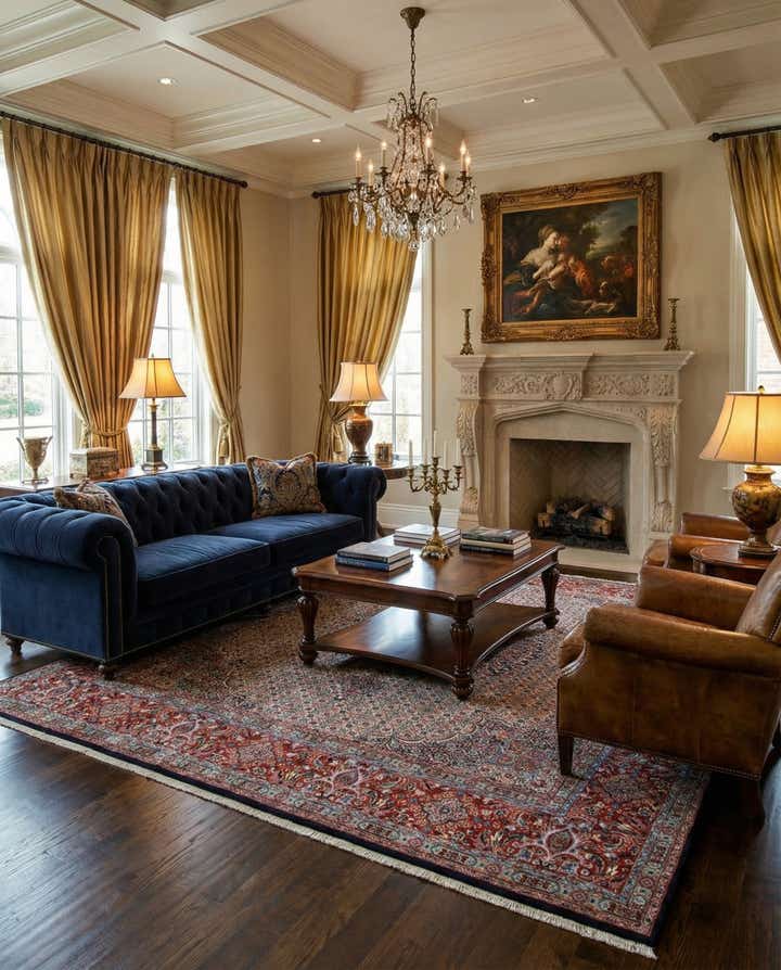 8' 3 x 9' 7 Hand Knotted Mood Persian Wool Rug