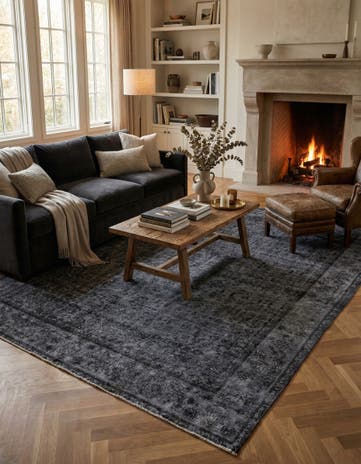 9' 7 x 12' 5 Hand Knotted Ultra Vintage Persian Wool Rug