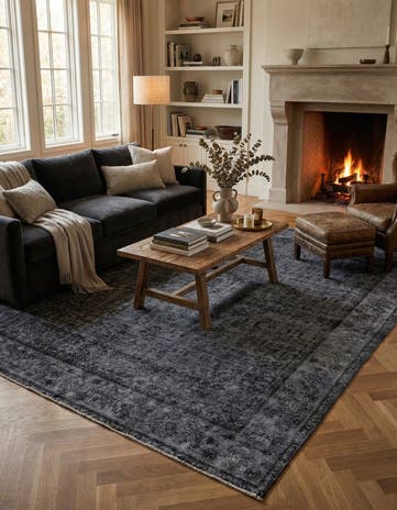 9' 7 x 12' 5 Hand Knotted Ultra Vintage Persian Wool Rug