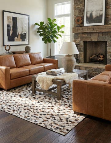 5' x 8' Cowhide Rug
