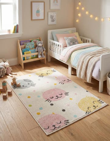 2' 2 x 3' Cats Whimsy Kids Rug