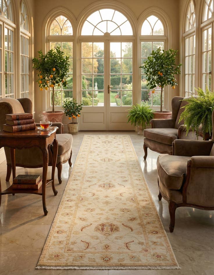 Detail image of 2' 8 x 13' 1 Kaizar Wool Runner Rug