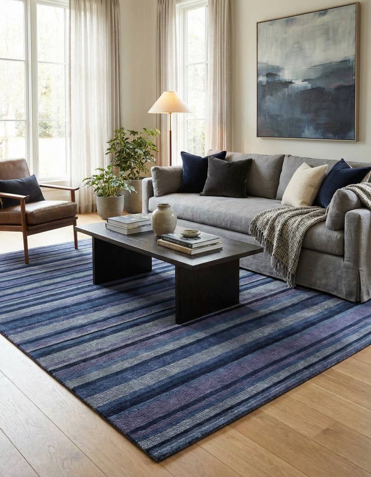 Detail image of 4' 9 x 6' 7  Hand Knotted Nepal Wool Rug