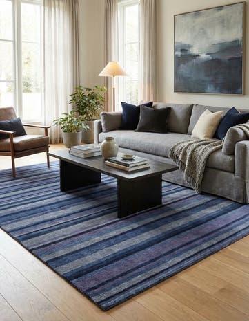 4' 9 x 6' 7 Hand Knotted Nepal Wool Rug