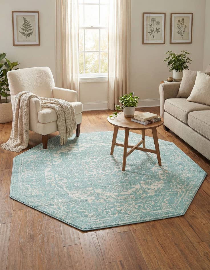 Detail image of 7' 10 x 7' 10 Arlington Octagon Rug