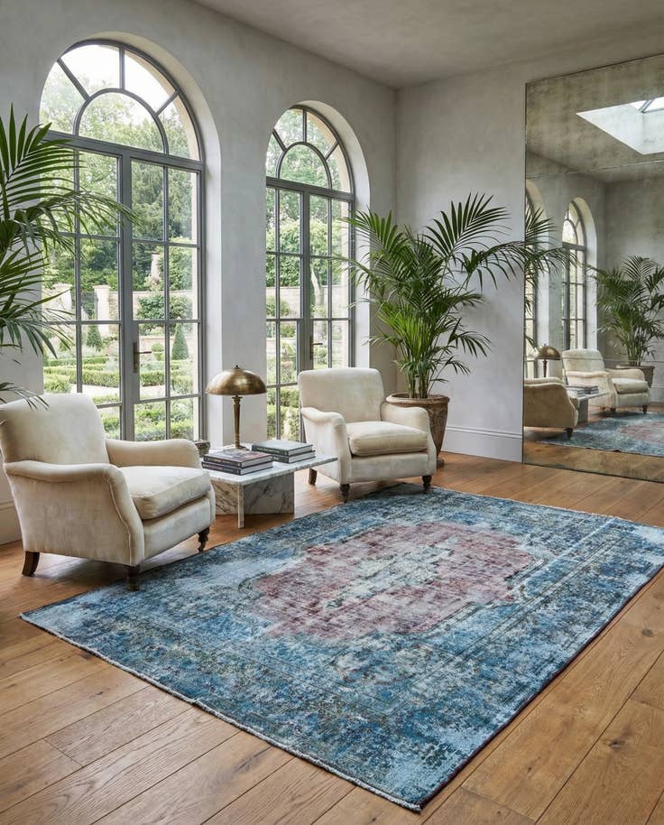 Detail image of 9' 10 x 13' 5 Vintage Royal Wool Rug