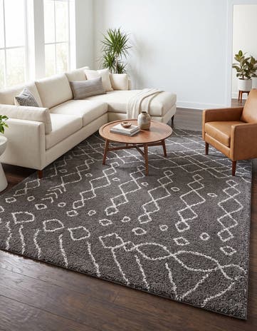 9' x 12' 2 Moroccan Shag Rug