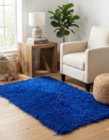 2' 1 x 4' 8 Hand Knotted Moroccan Wool Runner Rug