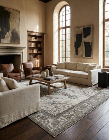 9' 7 x 12' 6 Hand Knotted Ultra Vintage Persian Wool Rug