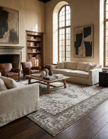 9' 7 x 12' 6 Hand Knotted Ultra Vintage Persian Wool Rug