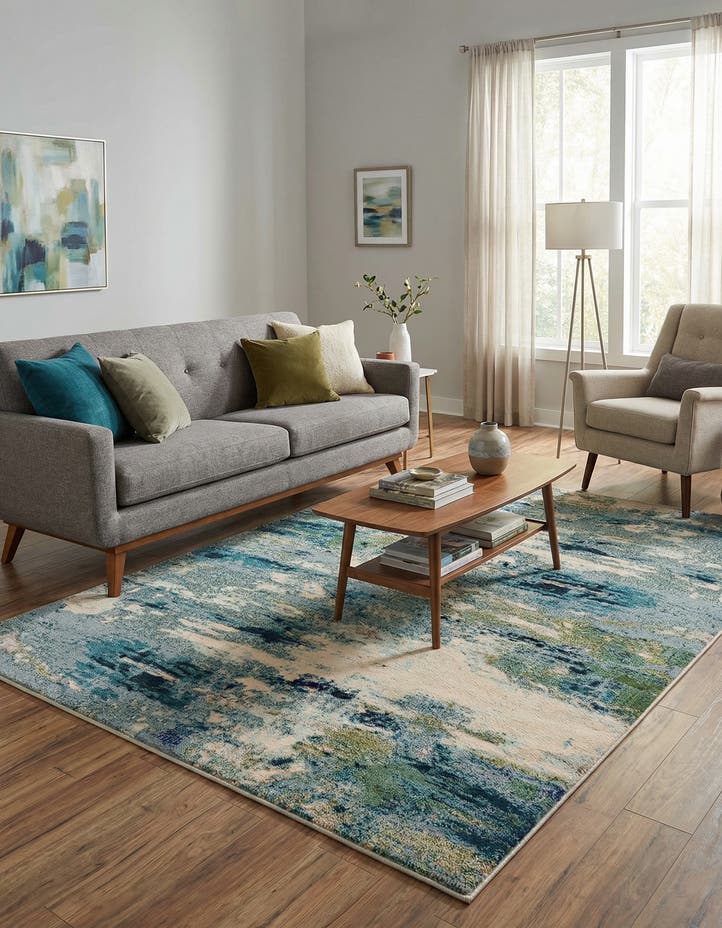 7' x 10' Washable Theia Rug