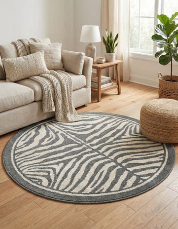 4' x 4' Savannah Round Rug
