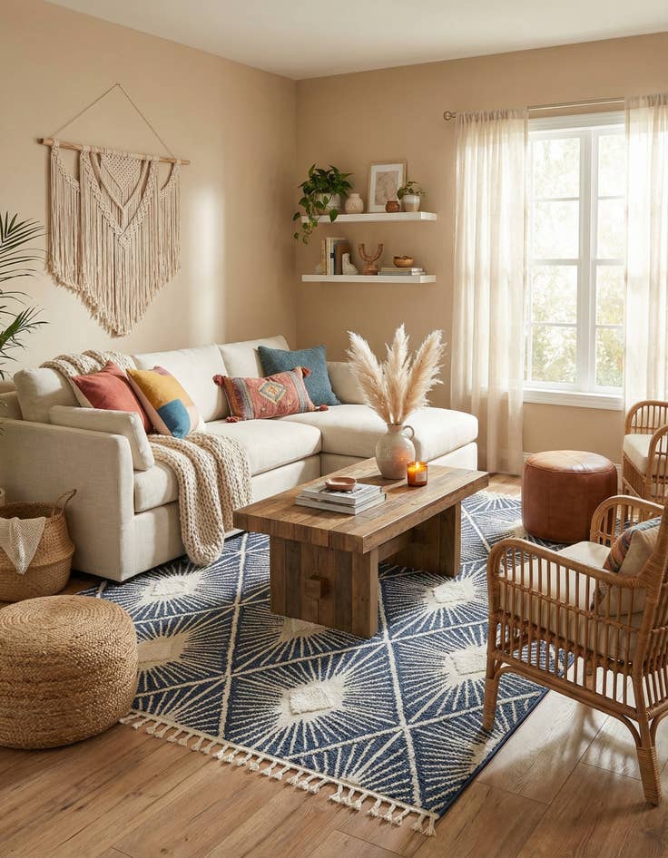 Detail image of 7' 10 x 11' Boho Rug