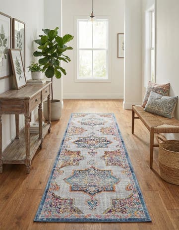 Blue Budapest Runner Rug