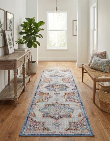 Blue Budapest Runner Rug