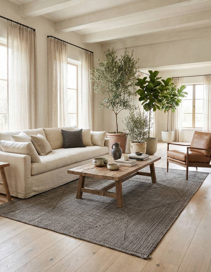 Detail image of 8' 10 x 12' 1  Hand Knotted Moroccan Wool Rug