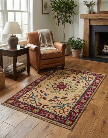 2' 8 x 4' 2 Hand Knotted Kazak Rug