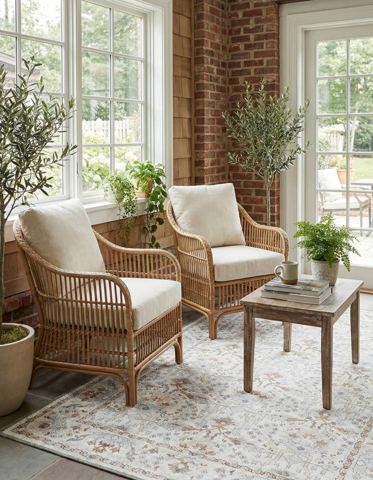 Detail image of 3' 6 x 5' 6 Timeless Rug