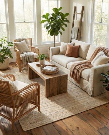  8' x 8'  Hand Braided Jute Square Rug