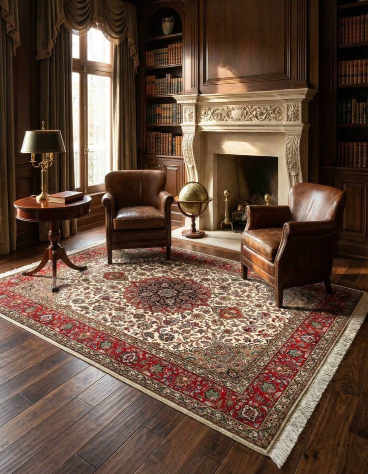 Detail image of 5' x 7' 1 Tabriz Rug