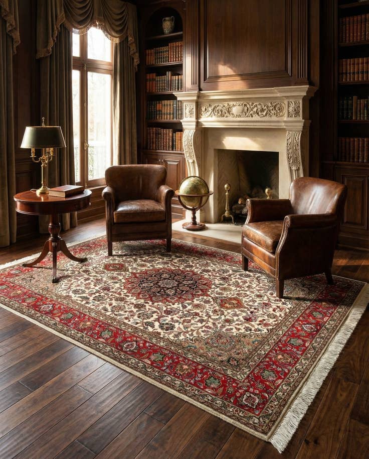 Detail image of 5' x 7' 1 Tabriz Rug