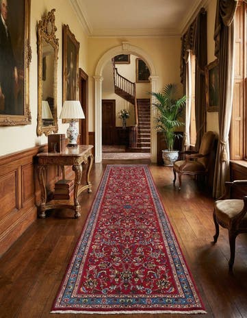 3' 3 x 12' 3 Kashmar Wool Runner Rug