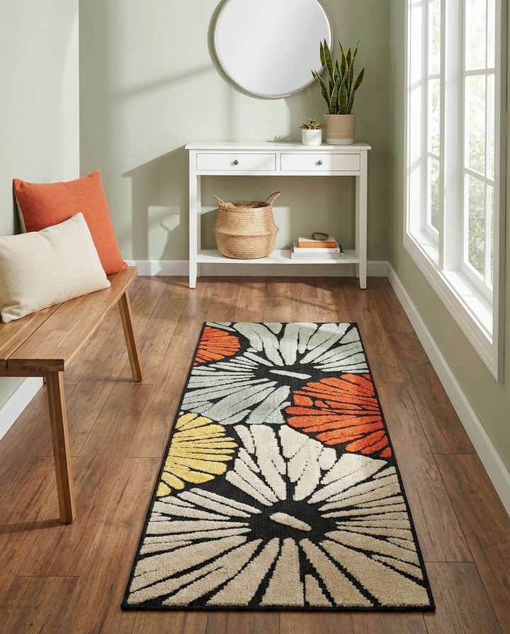 2' x 6' Easy-Clean Casablanca Indoor / Outdoor Runner Rug