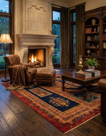 4' 10 x 6' 3 Kashkuli Rug