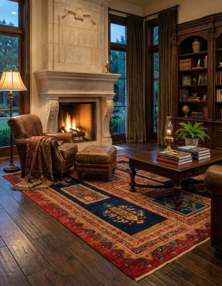 Detail image of 4' 10 x 6' 3 Kashkuli Rug