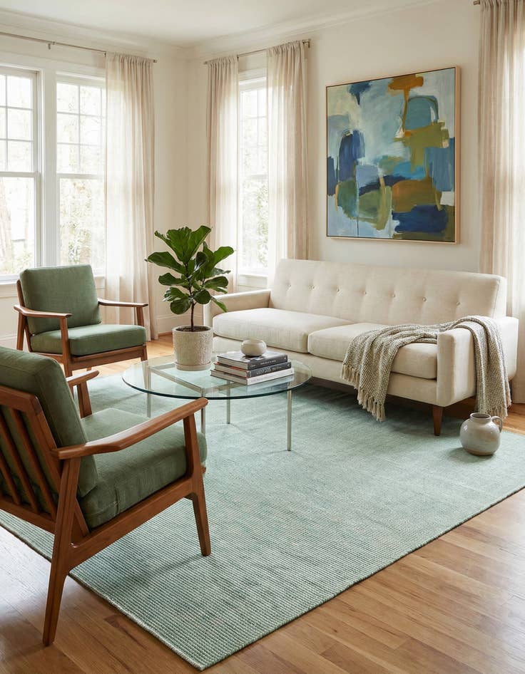 Detail image of  10' x 10'  Washable Jill Zarin Palm Springs Indoor / Outdoor Square Rug