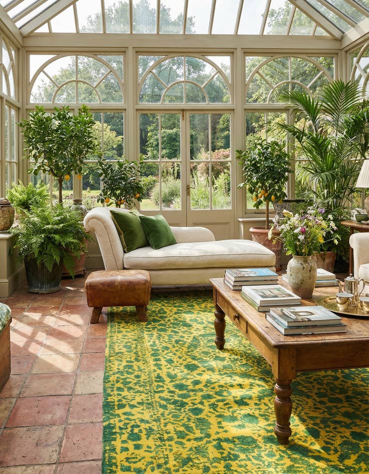 Detail image of 9' 8 x 16' 8  Hand Knotted Vintage Royal Persian Wool Rug