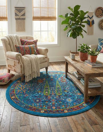 4' x 4' Calypso Round Rug