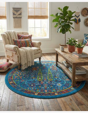 4' x 4' Calypso Round Rug