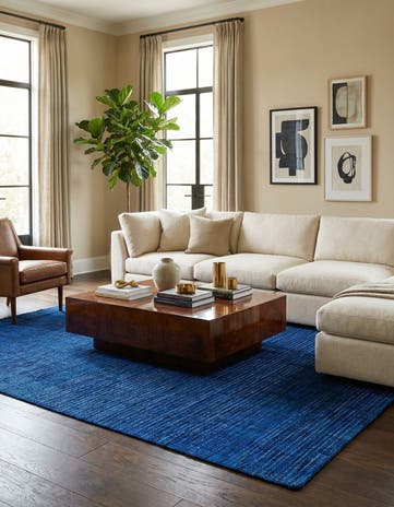 6' 2 x 9' 11 Hand Knotted Darya Wool Rug
