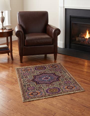 2' x 3' 1 Hand Knotted Mamluk Ziegler Rug