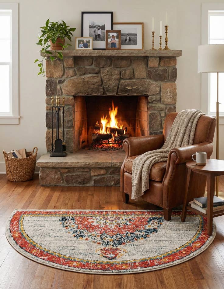 Detail image of  3' x 6' Madeline Hearth Rug