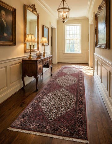 2' 9 x 10' Bidjar Wool Runner Rug