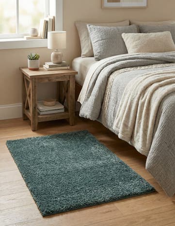 Rosemary Green Jill Zarin Shaggy Chic Rug