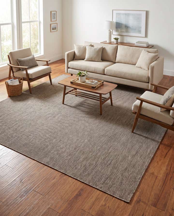 13' x 13' Easy-Clean Solid Indoor / Outdoor Square Rug