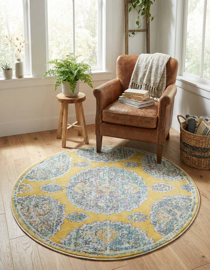 Detail image of  3' 3 x 3' 3 Paragon Round Rug
