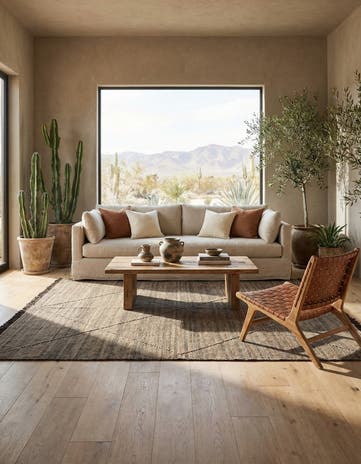 6' 10 x 9' 6 Hand Knotted Moroccan Wool Rug