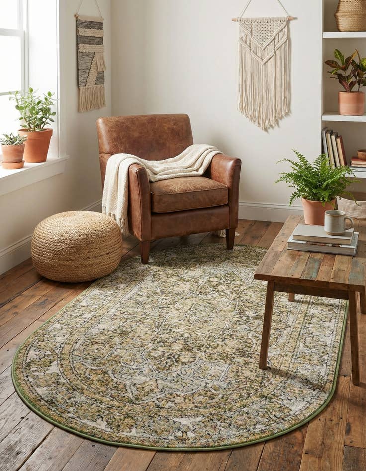 Detail image of 3' 3 x 5' 3 Isabella Oval Rug