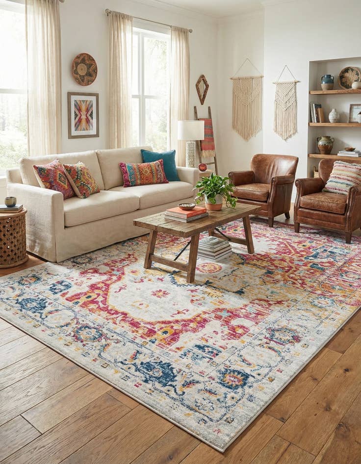 Detail image of 9' x 12' Madeline Vintage Rug