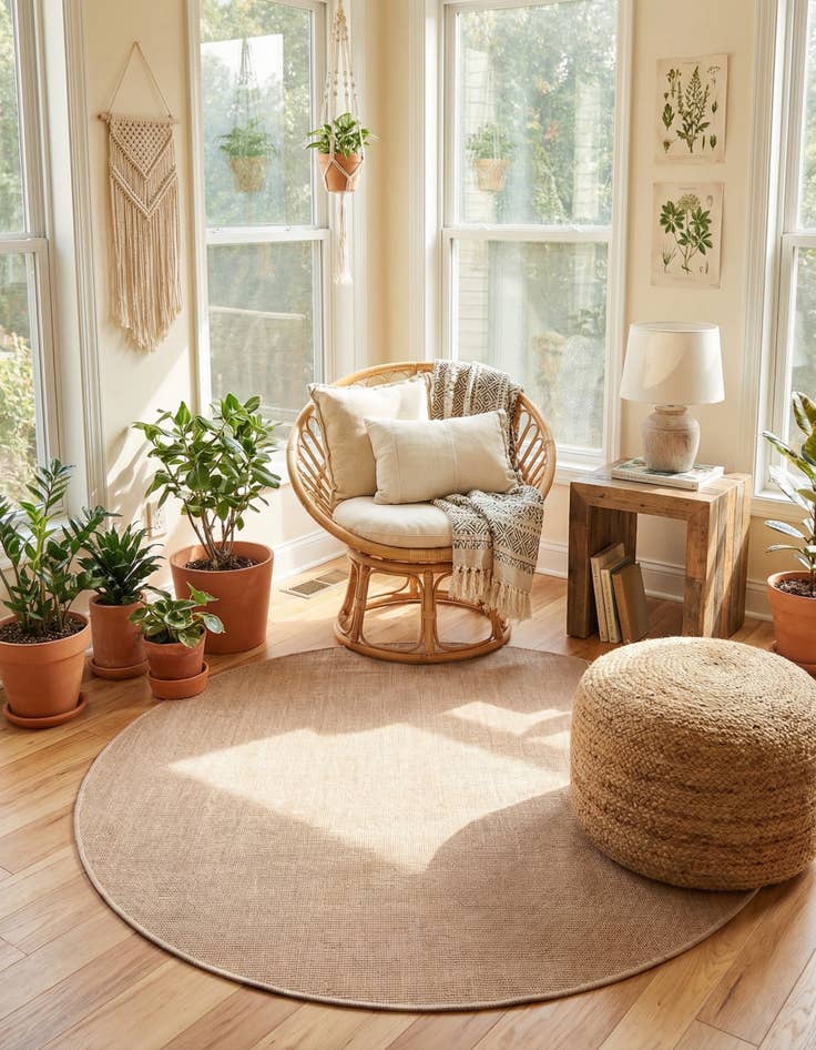 Detail image of  3' 7 x 3' 7 SoHo Round Rug