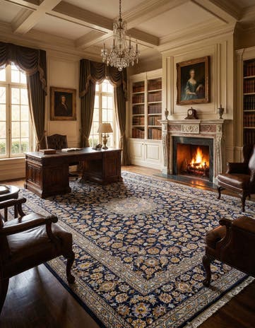 10' 1 x 13' 2 Kashmar Wool Rug
