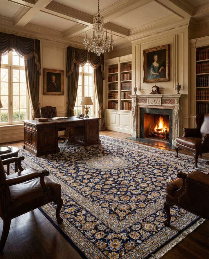 10' 1 x 13' 2 Kashmar Wool Rug