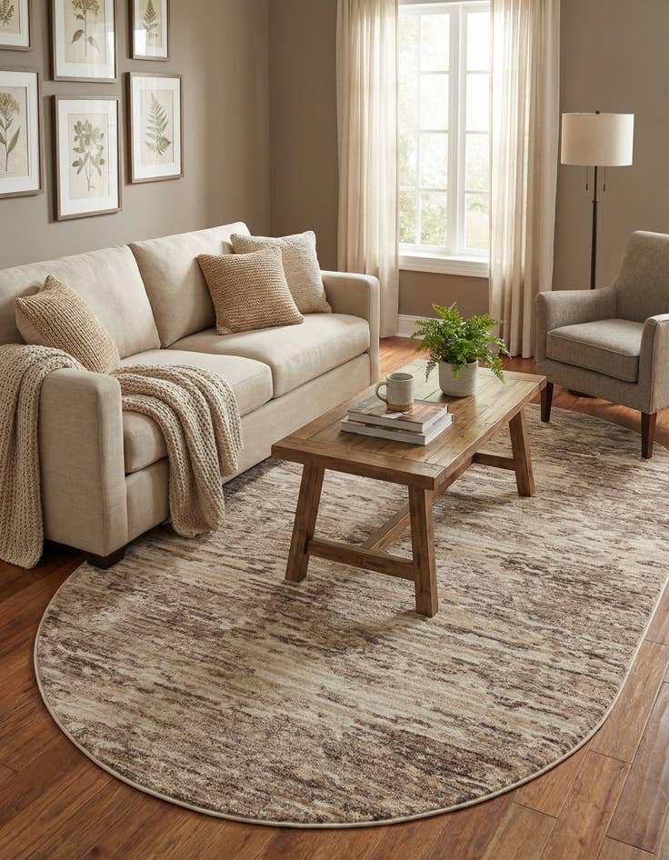 Detail image of  5' x 8' Oasis Oval Rug