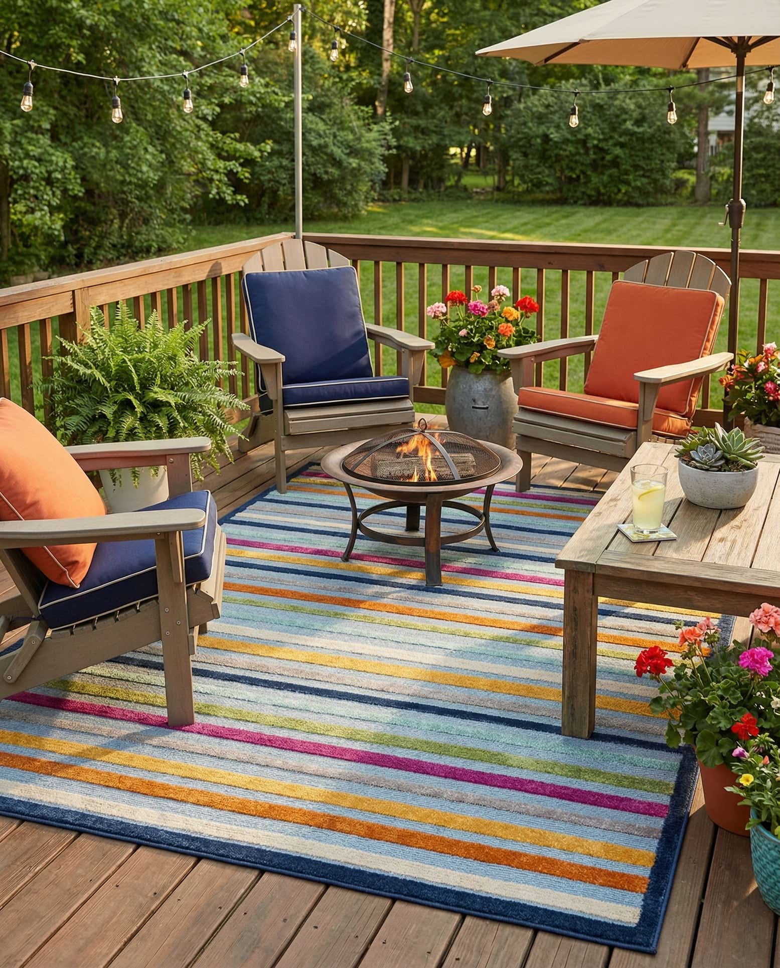 6' x 9' Easy-Clean Aruba Indoor / Outdoor Rug