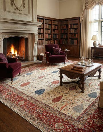 9' 11 x 11' 9 Samarkand Wool Rug
