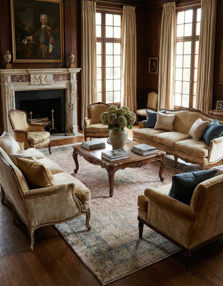 Detail image of 9' 8 x 12' 9 Vintage Royal Wool Rug